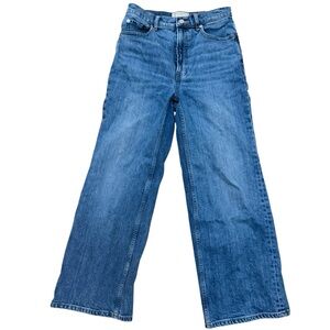 Everlane Women's Wide Leg Flare Jeans in Blue